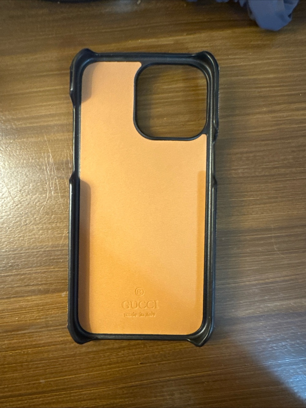 Gucci Fox Face GG Supreme iPhone 15 Pro Max Case — Made in Italy - Picture 2 of 2
